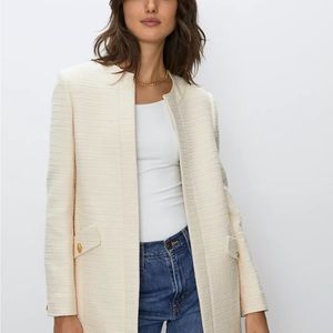 SOLD Aritzia Babaton Tweed Coat